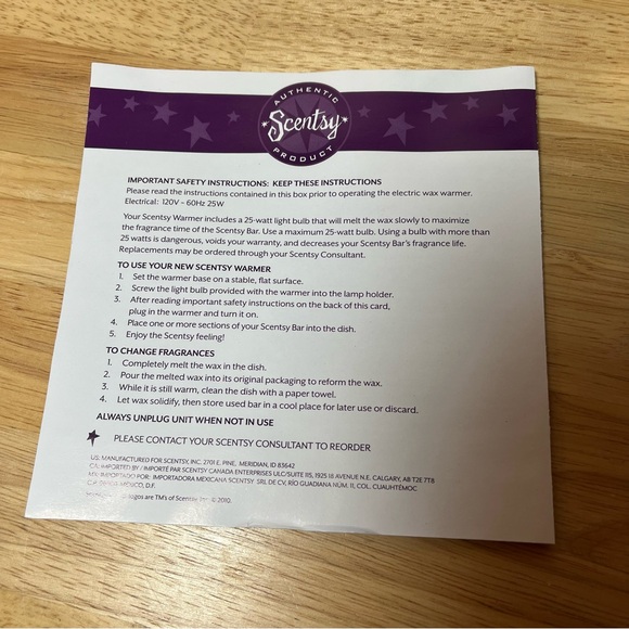 NIB It's a Party Premium Scentsy Warmer - Picture 9 of 11